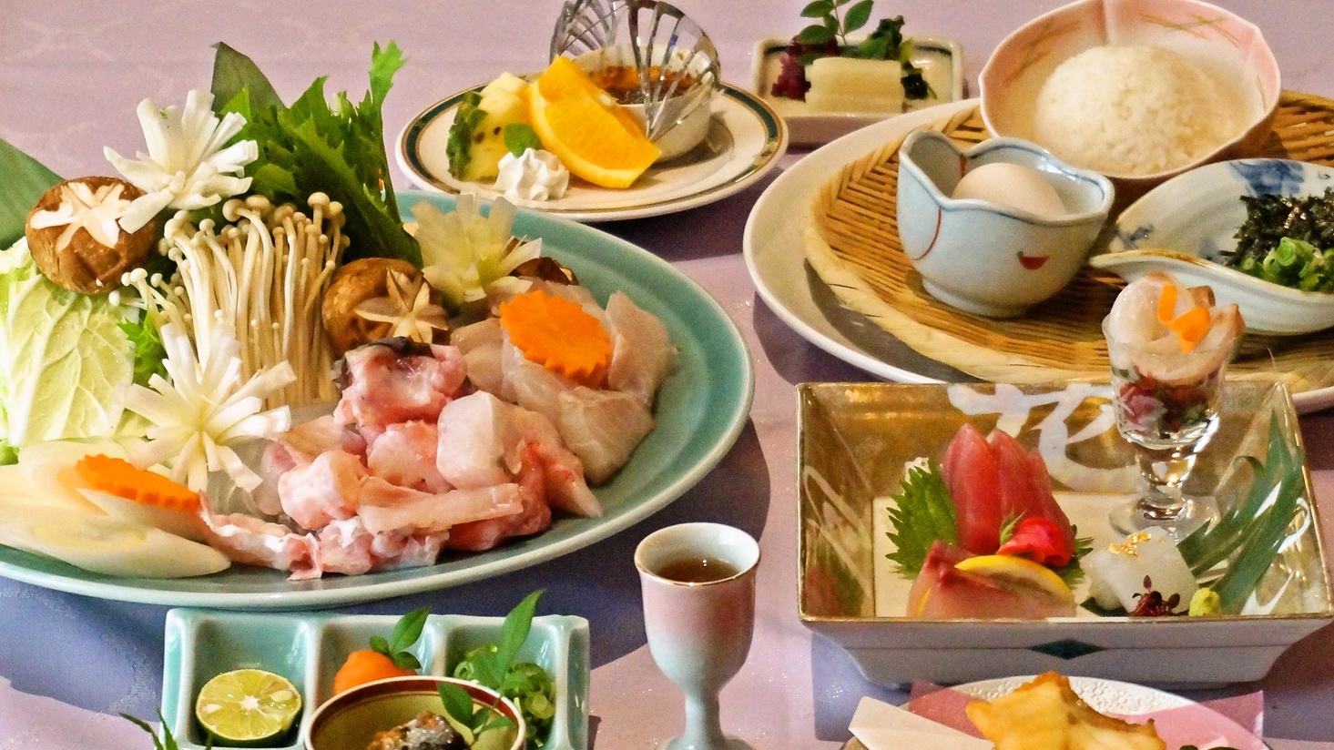 旬の高級魚「クエ」を堪能！クエ大鍋プラン（1泊2食付）