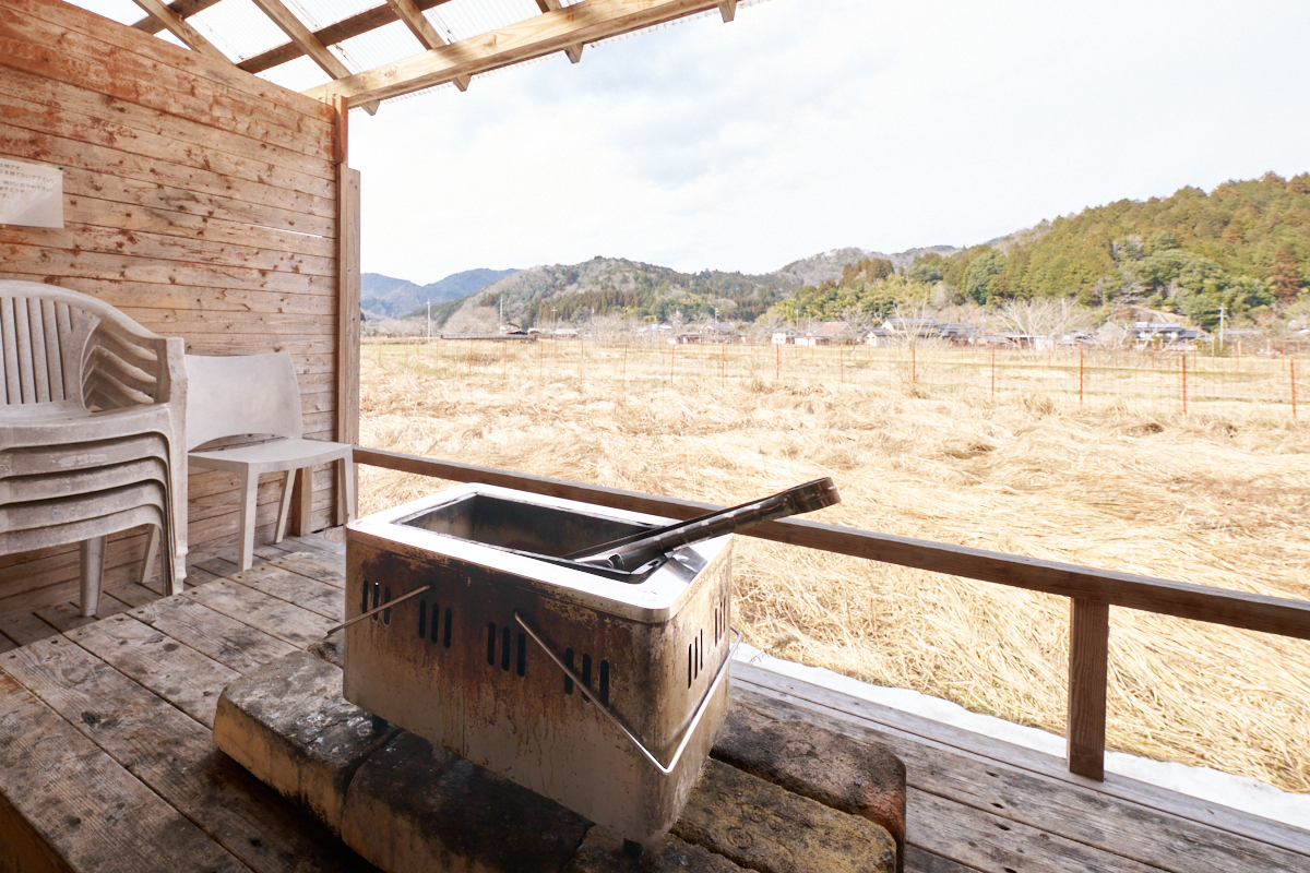和室テラスBBQコンロ