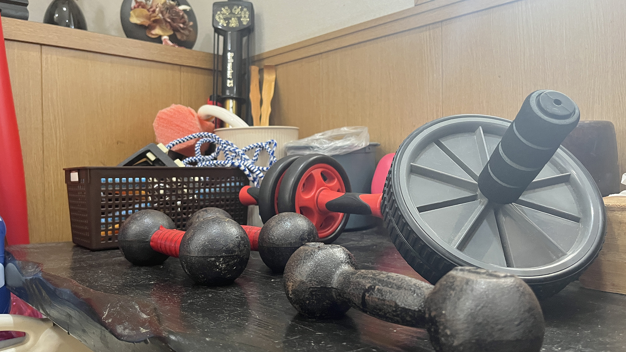 自由につかえる筋トレグッズ