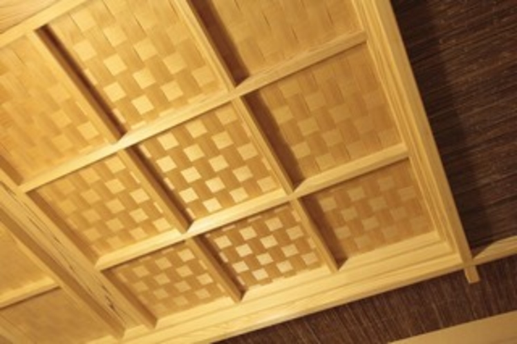 箱根細工模様の天井