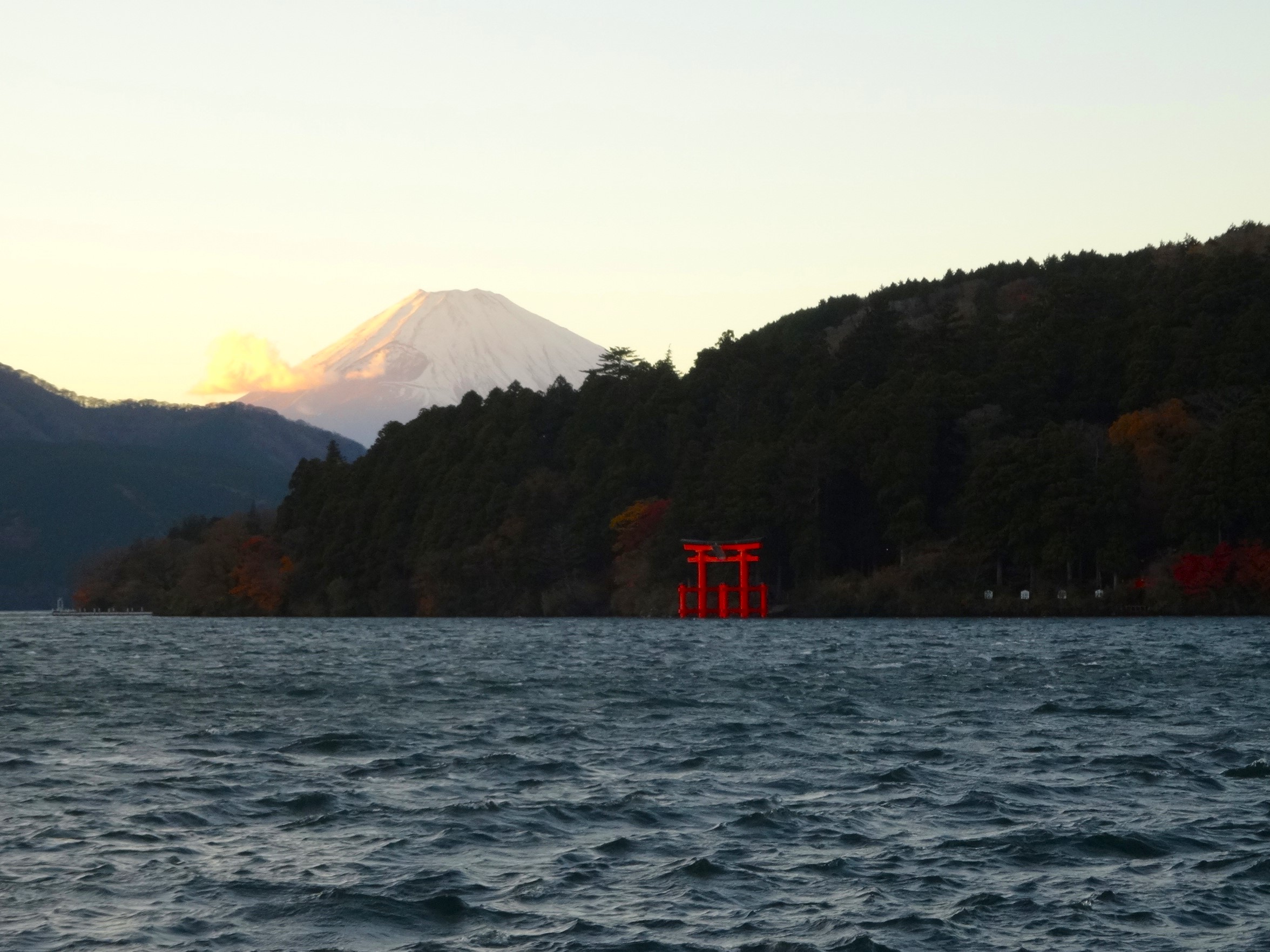 富士山と芦ノ湖