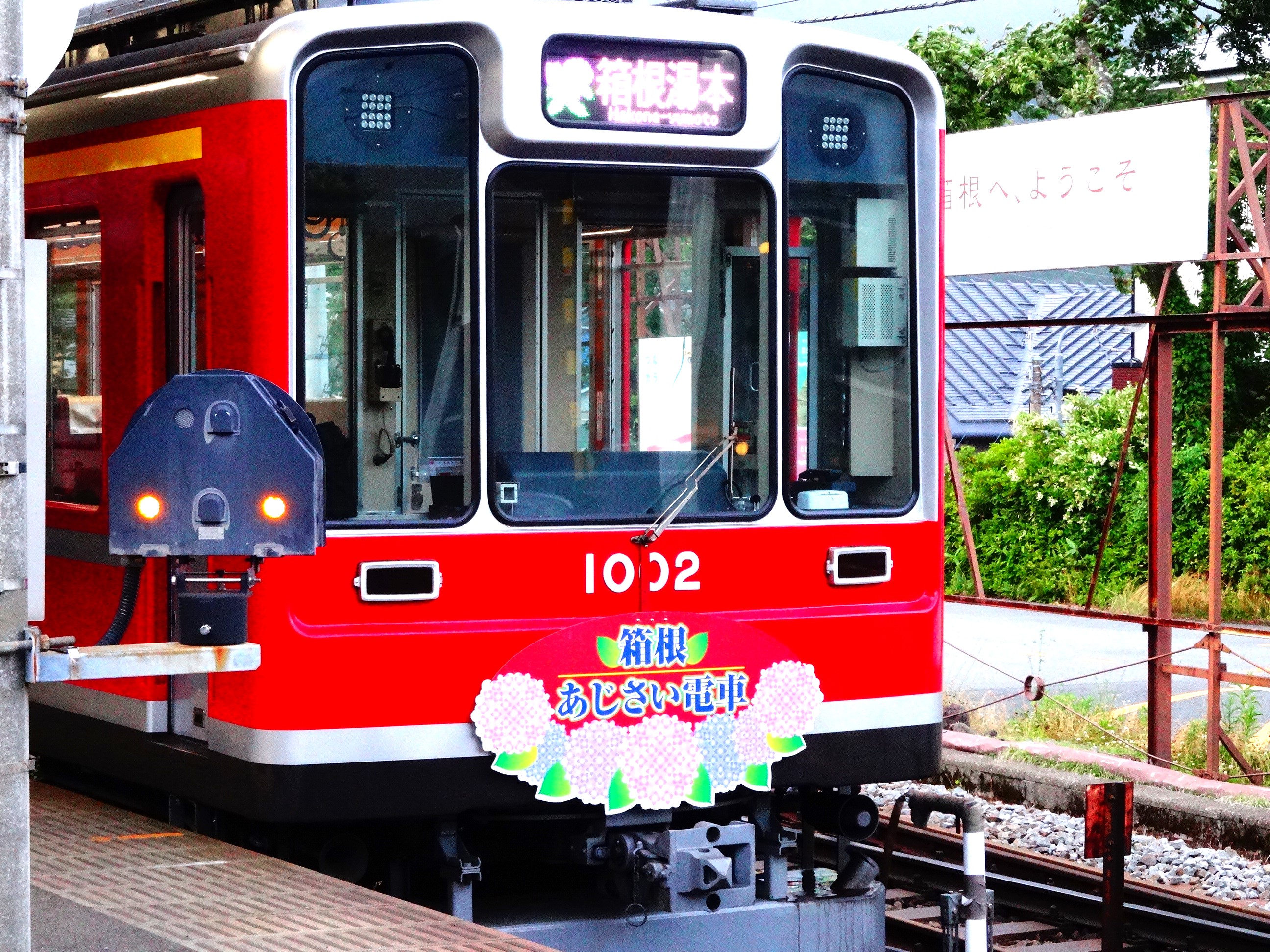 箱根登山電車（あじさい電車）