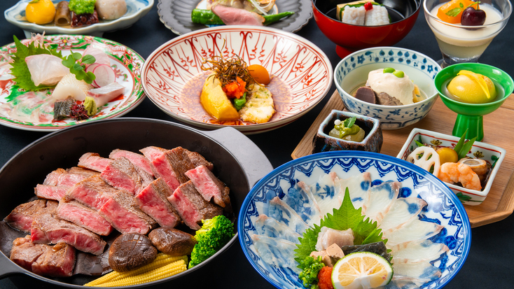 【夕食一例】淡白で上品な味わいの「大分産ヒラメ」