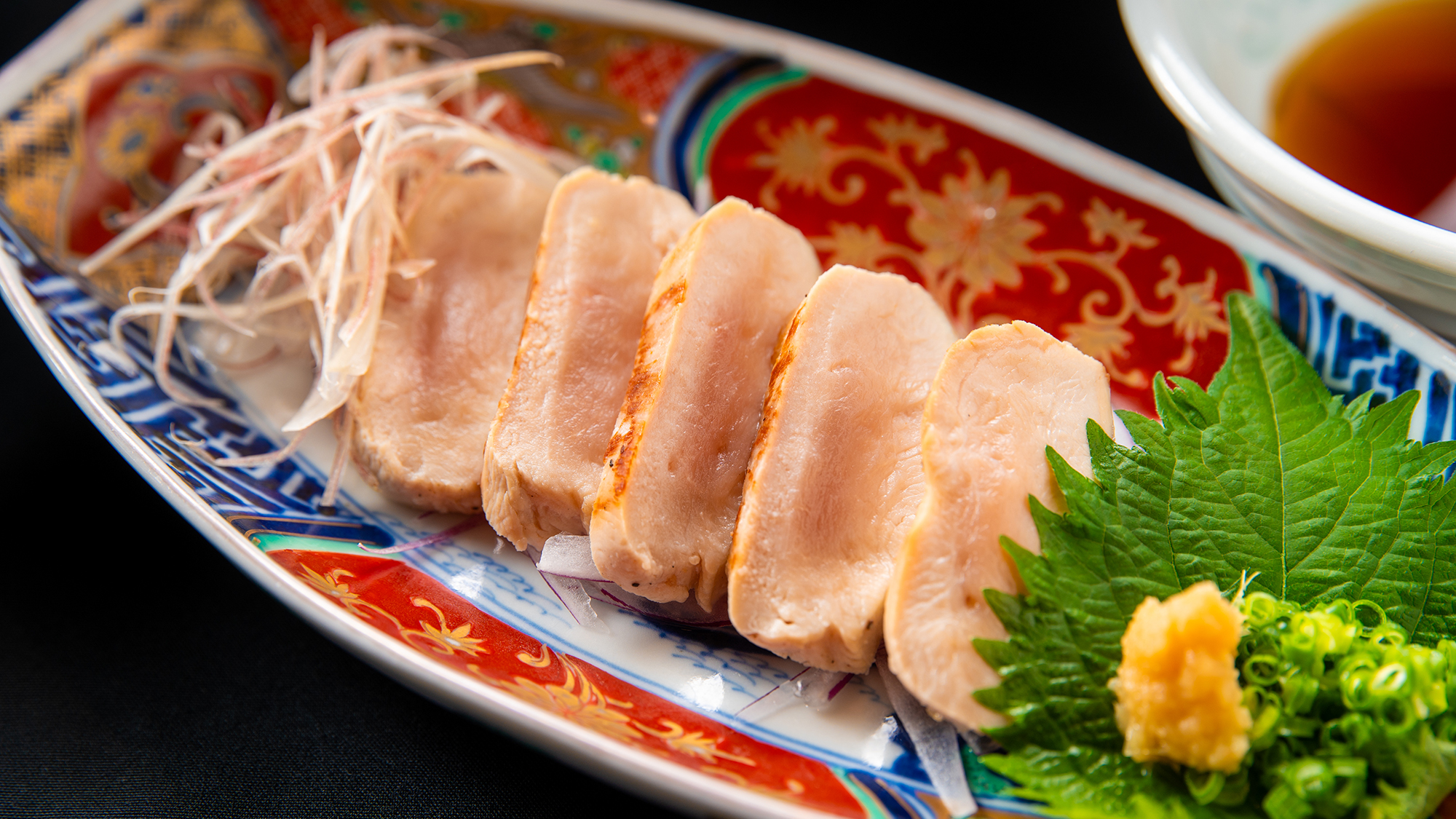 【夕食一例】柔らかい程よい弾力をもち、旨味に優れています。＊写真はイメージです