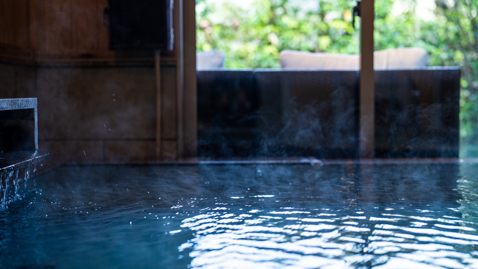 【家族風呂　福万の湯】雨天時のご利用や小さなお子様連れの方にも安心してご利用いただけます。