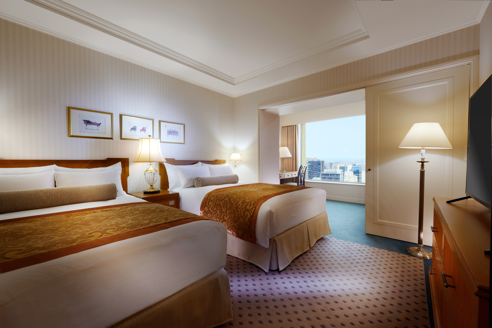 プレジデンシャルスイート　ベッドルーム