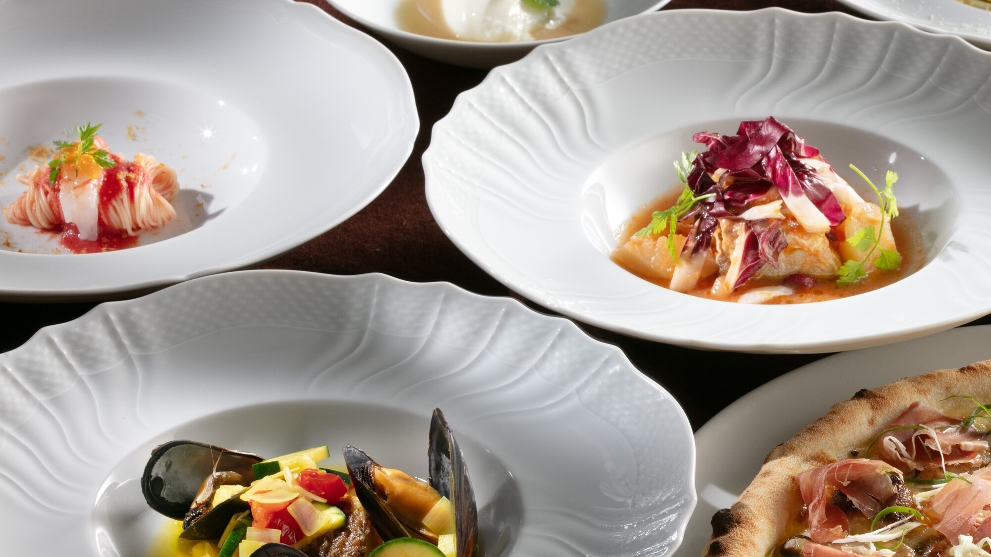 トラットリア＆ピッツェリア「カノビアーノ」ディナーコース付きプラン