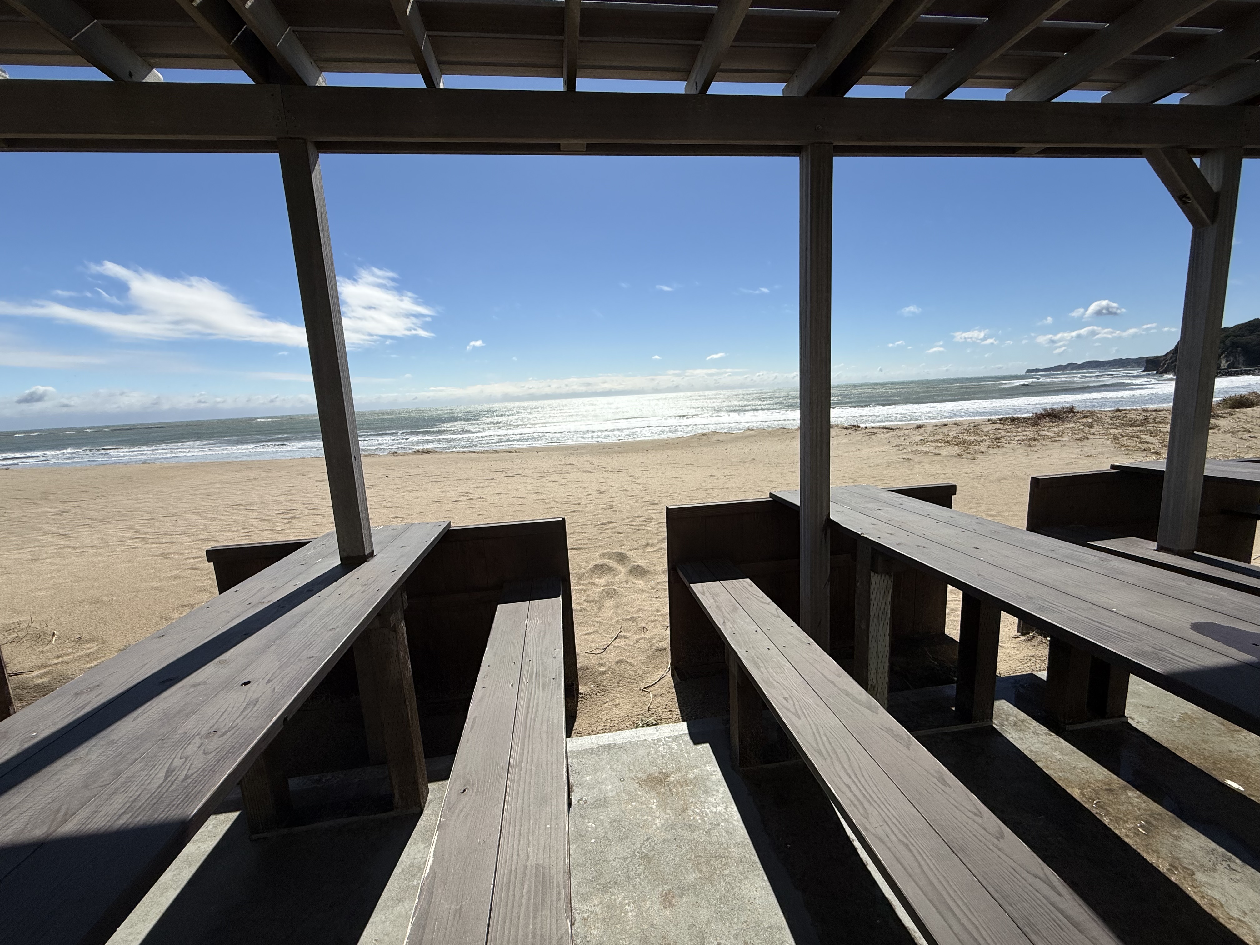 オーシャンフロントのサンデッキ