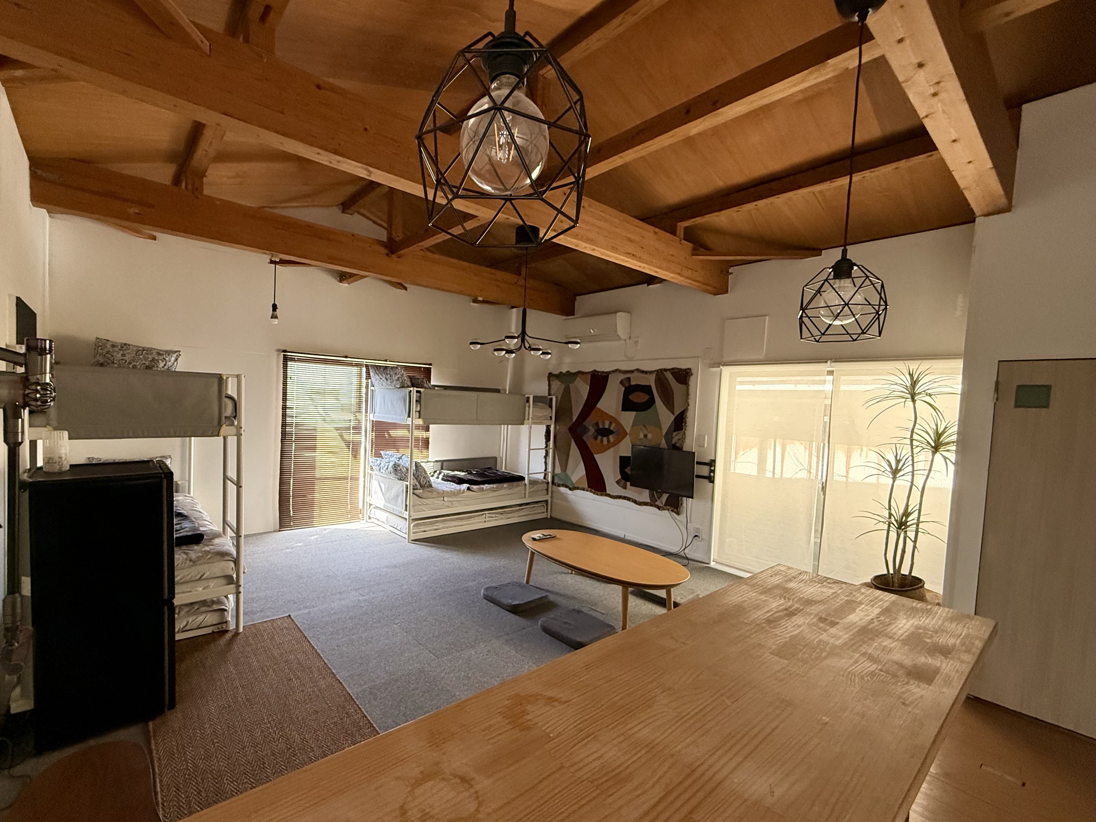 和洋室　18畳 / ２Bunk Beds +２Extra beds　禁煙