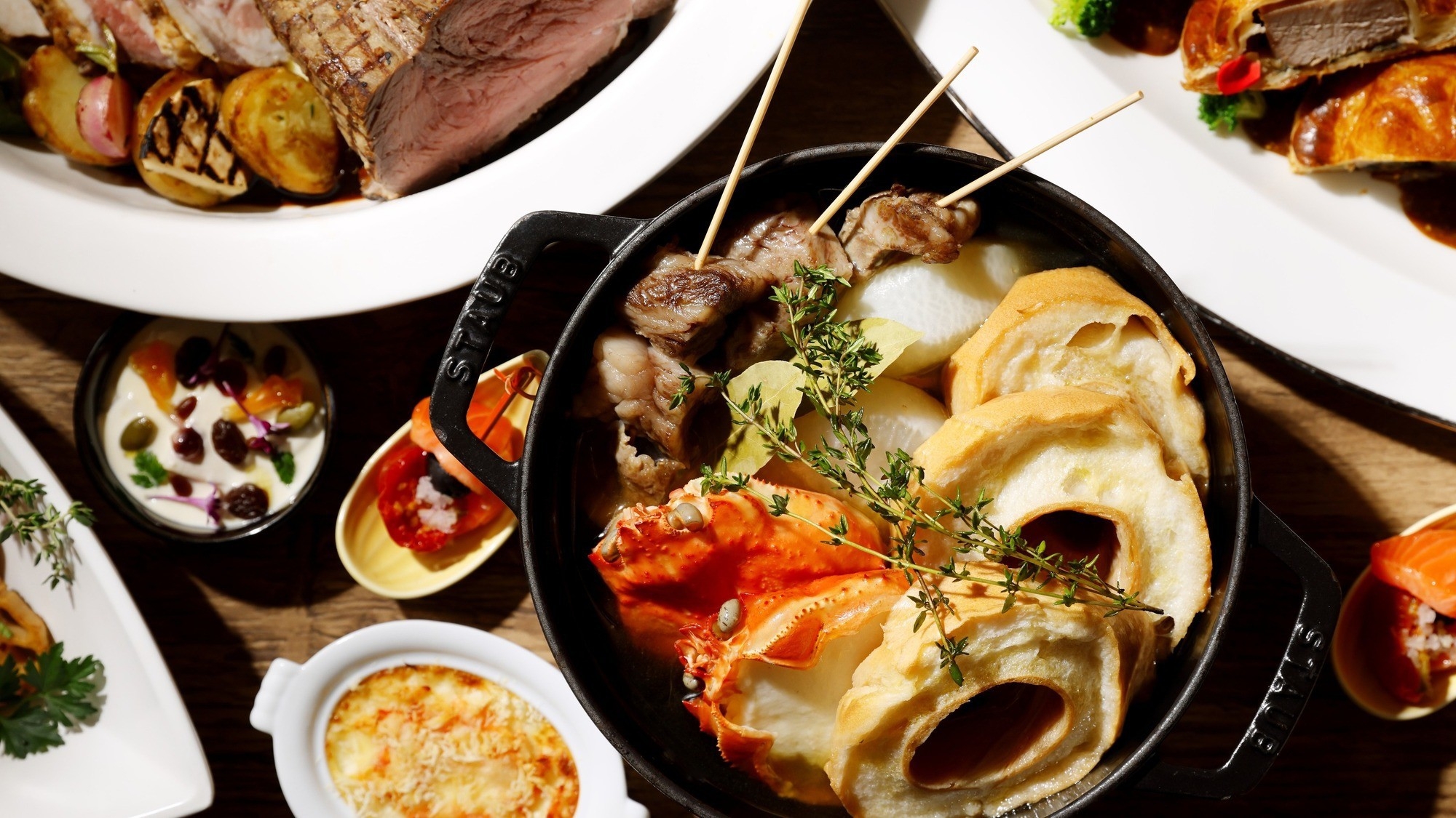 【ホテルで楽しむディナーバイキング】12月〜「旬が奏でるWinterHarmony」＜夕・朝食付＞