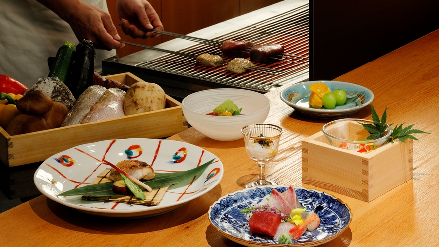 日本料理「弁慶」炉端焼カウンター