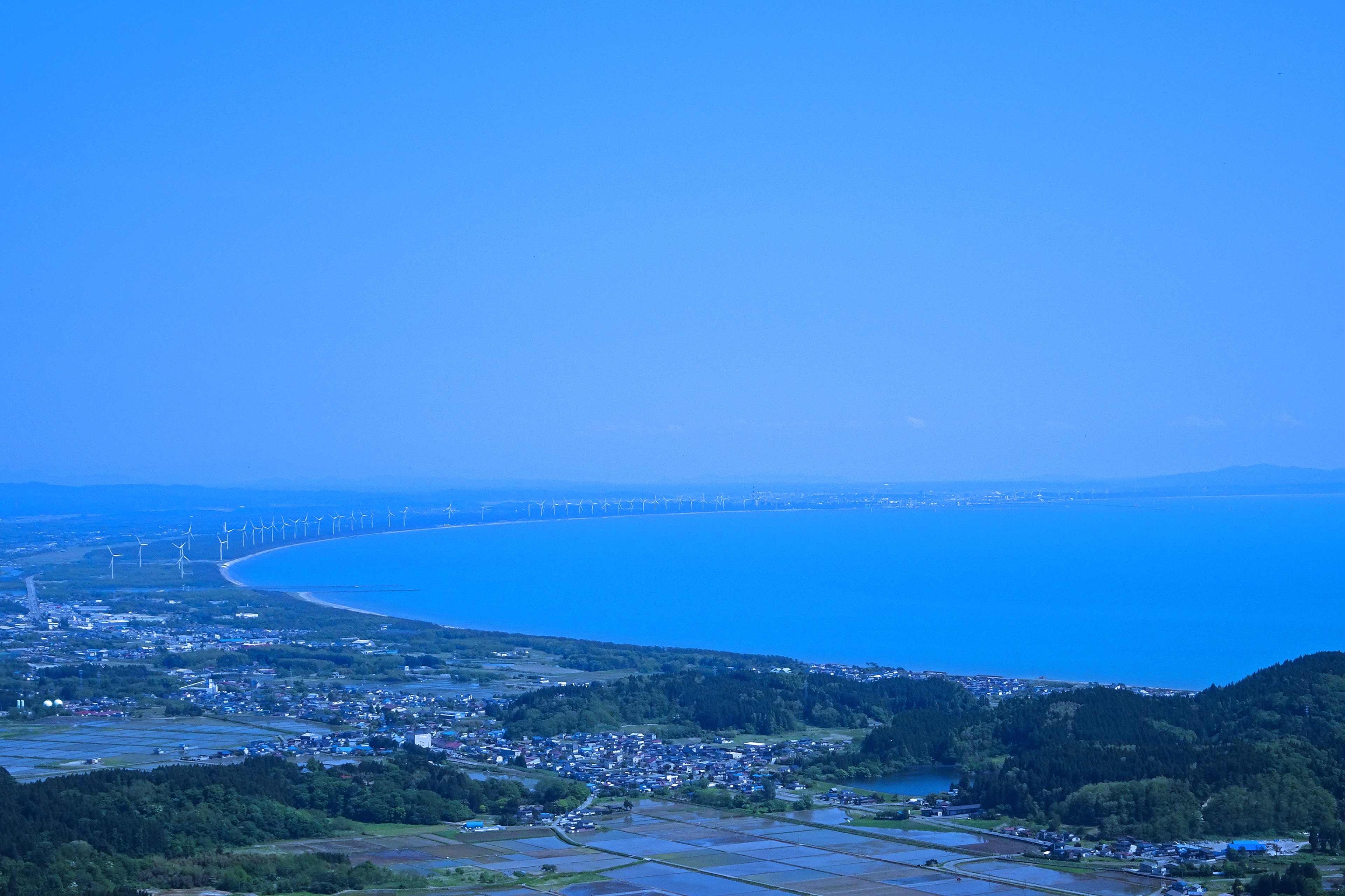 「寒風山」からの眺望