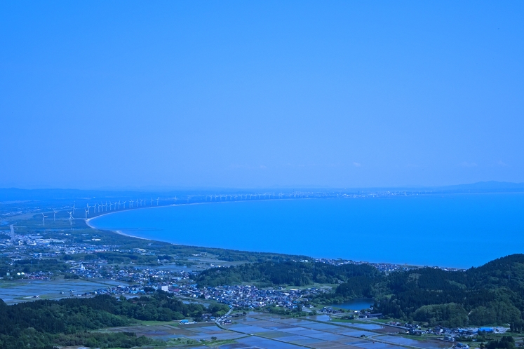 「寒風山」からの眺望