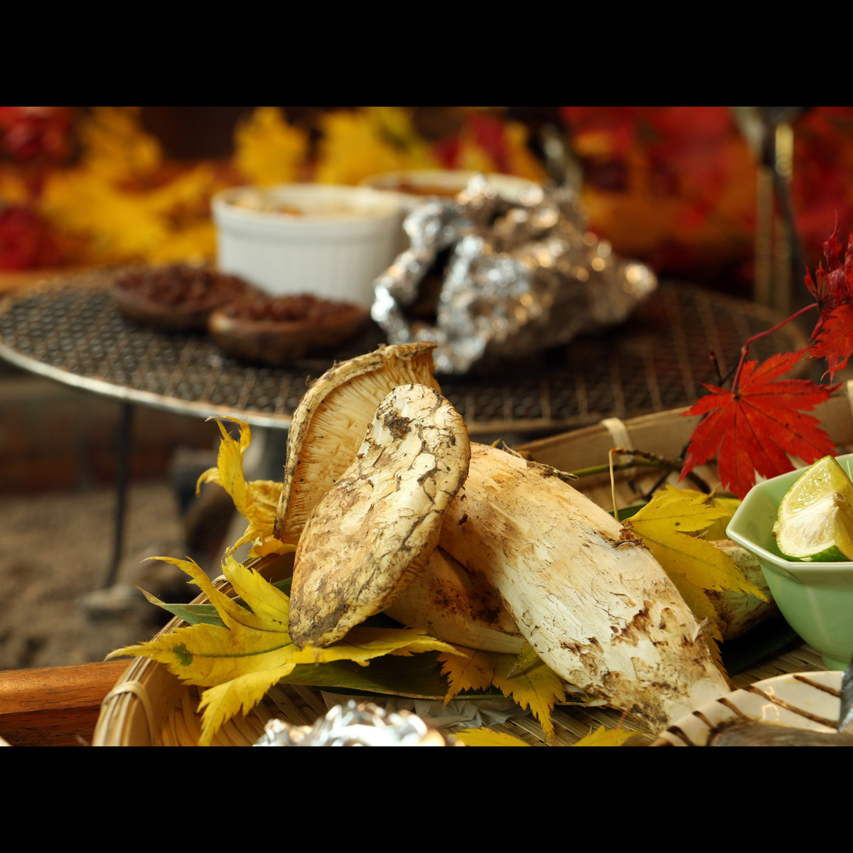キノコの王様松茸♪秋だけの旬の味覚を住吉館流でお楽しみください。