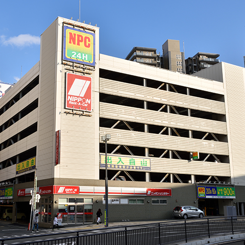  【駐車場は近隣のパーキングへ】1泊９００円～ご利用頂けます。ホテルに駐車場MAPをご用意。
