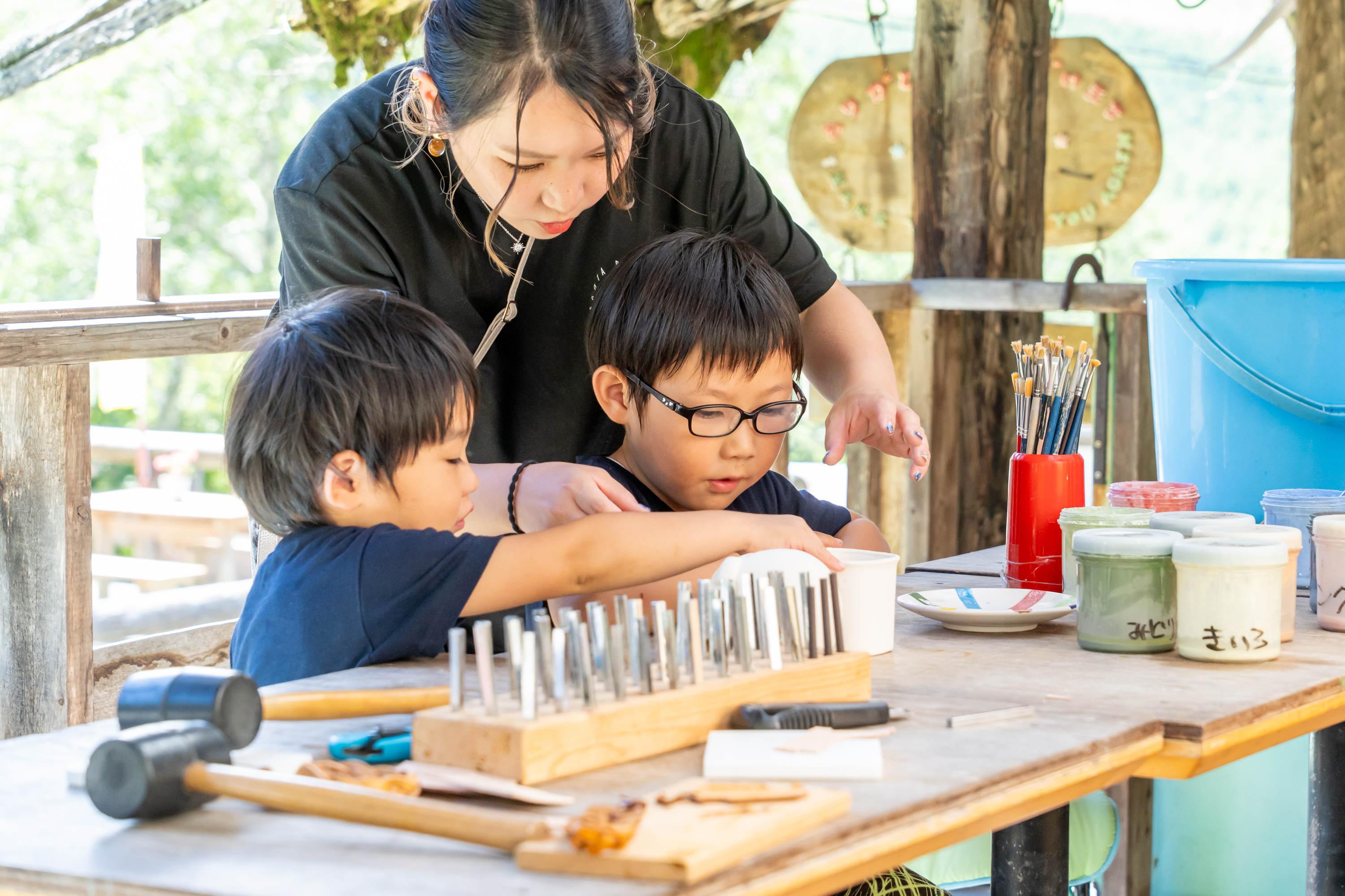 レザークラフト体験