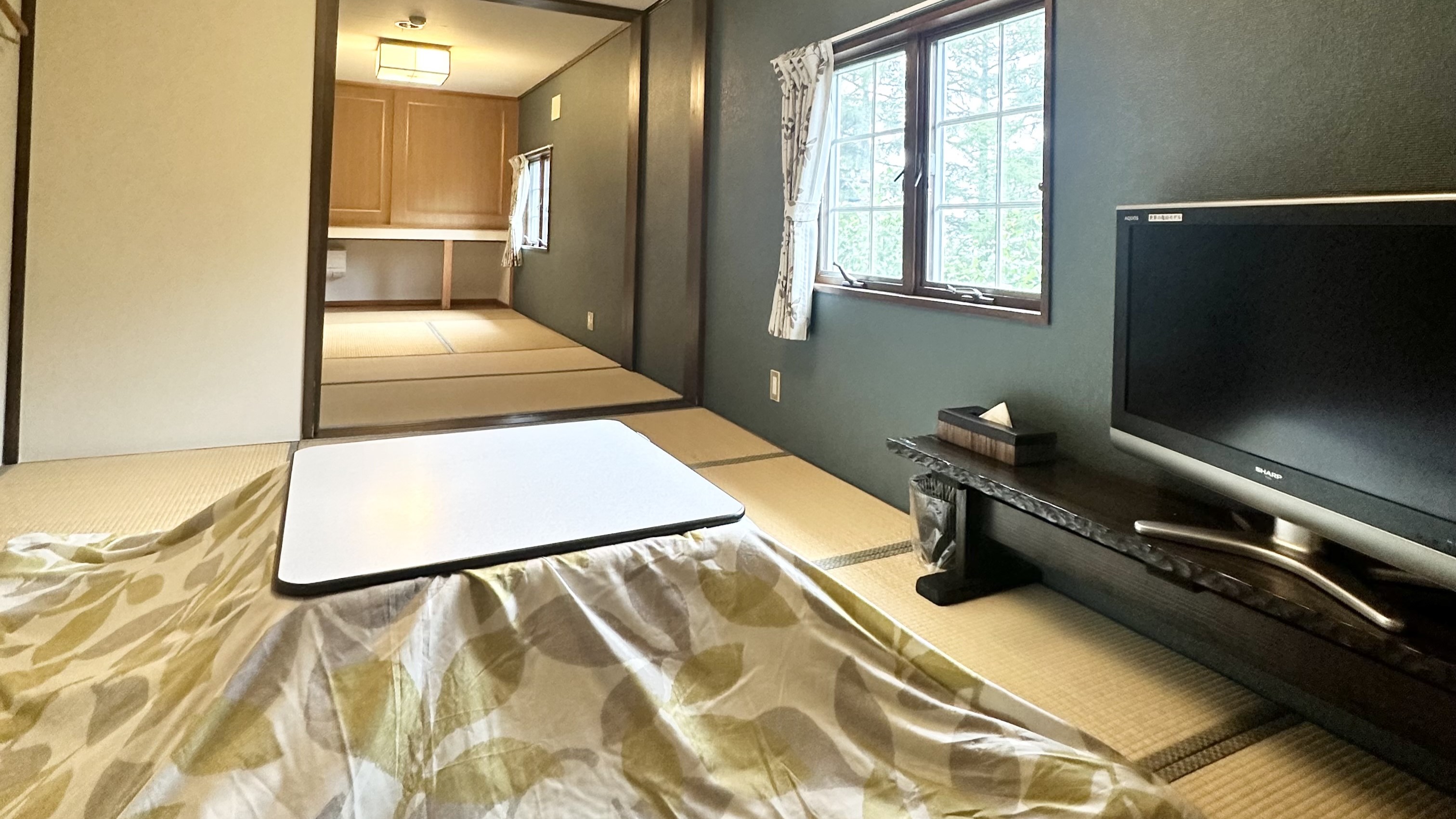 【お部屋】二間続き和室　冬