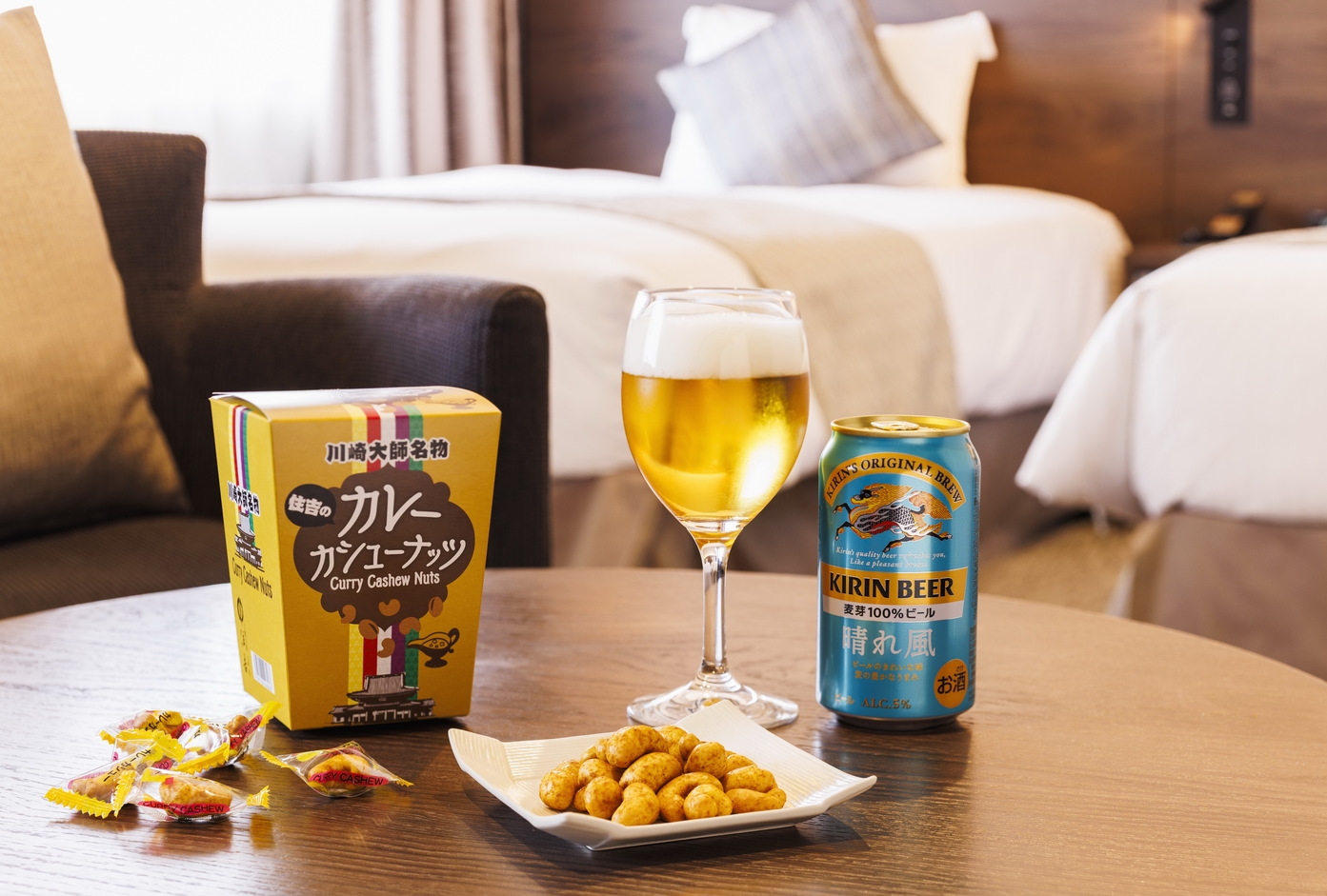 お部屋で１杯！川崎大師「住吉」の名物おつまみ＆ビール付きプラン/朝食ブッフェ付