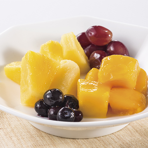 栄養価たっぷりのフルーツは一日のはじまりにおすすめ。ワッフルやヨーグルトとの相性も抜群です。