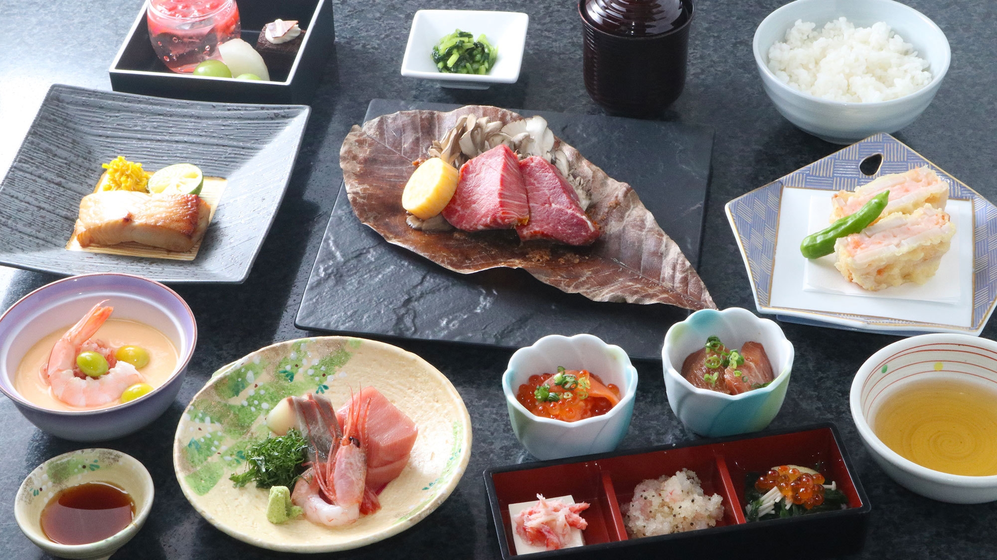 【和食で味わう地の恵み】那須高原の夜をコースで楽しむ＜お食事は和食コース＞