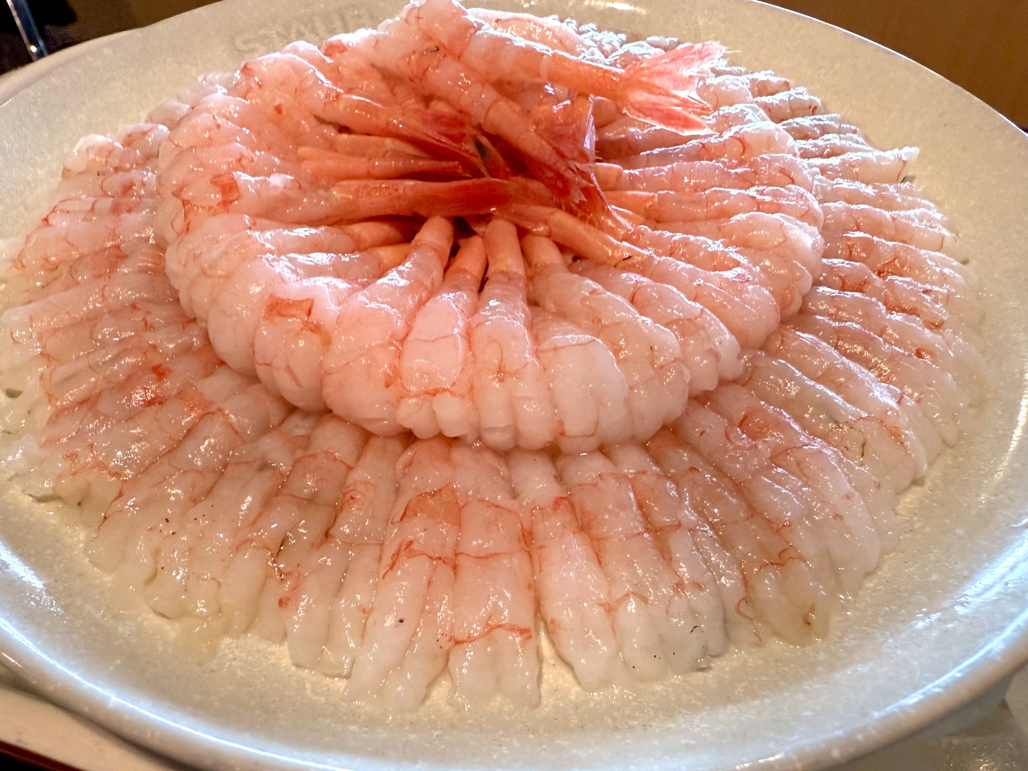 甘エビのお刺身が仲間入り！！朝食ビュッフェ