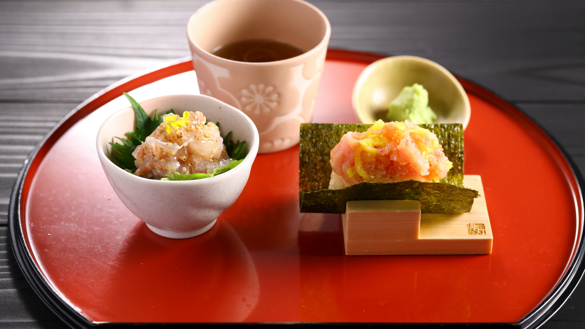 【〆の一品】料理長特製の「トロたく」、季節のおまかせミニ漬け丼、氷見牛スープ