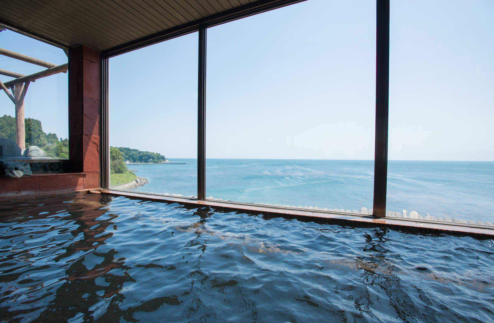 うみあかりの海が見える大浴場