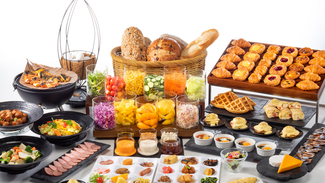 朝食ビュッフェ