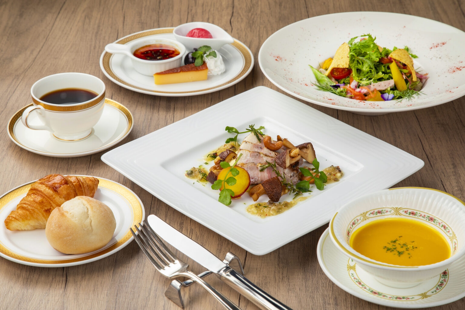 【ARBORプラン】ラウンジでシグネチャーディナー★翌朝は人気の朝食ブッフェで中島屋を堪能プラン