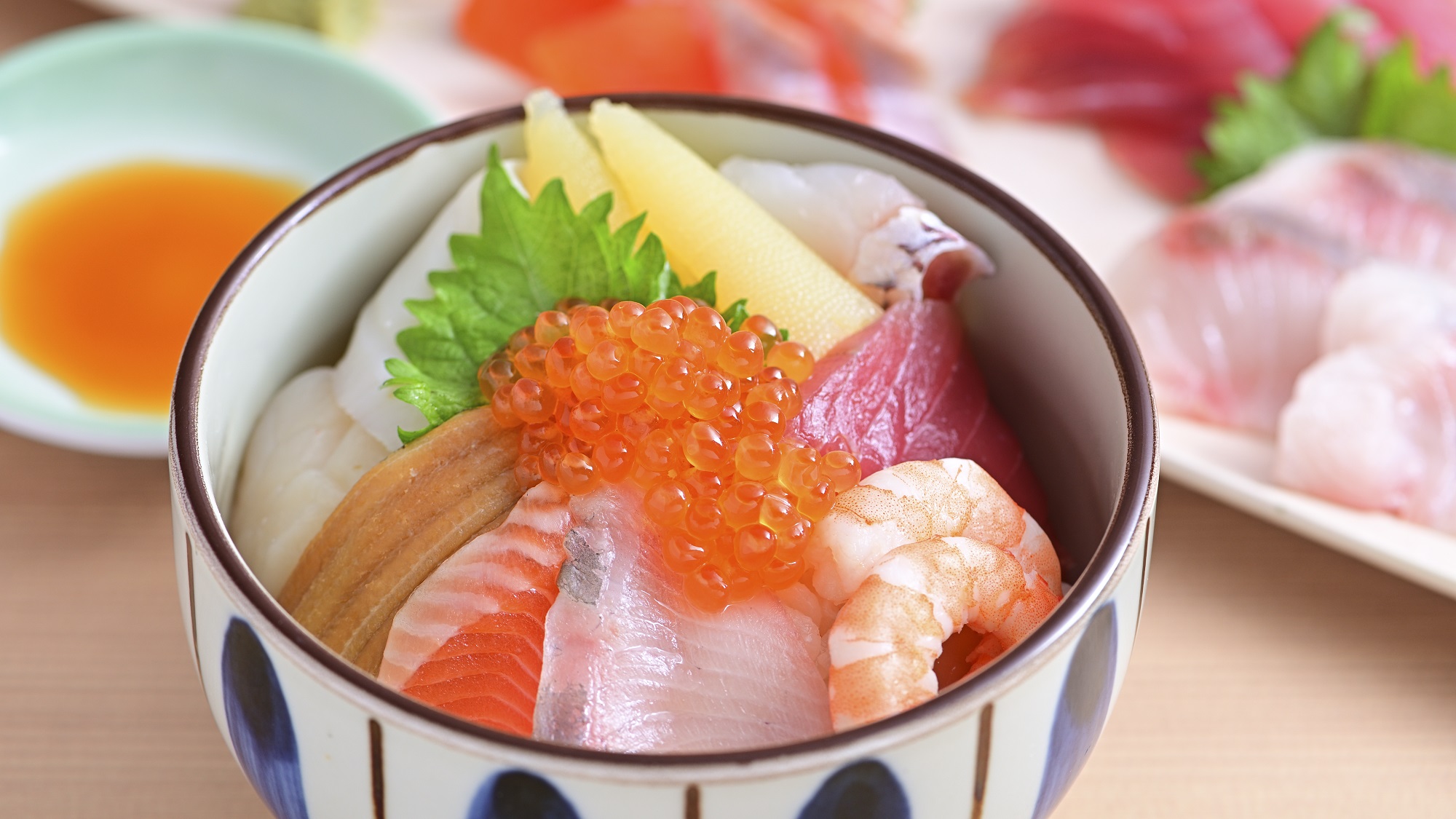 【夕食】海鮮勝手丼◆お好みのネタを選んでご飯の上に乗せてオリジナル勝手丼をお楽しみください！