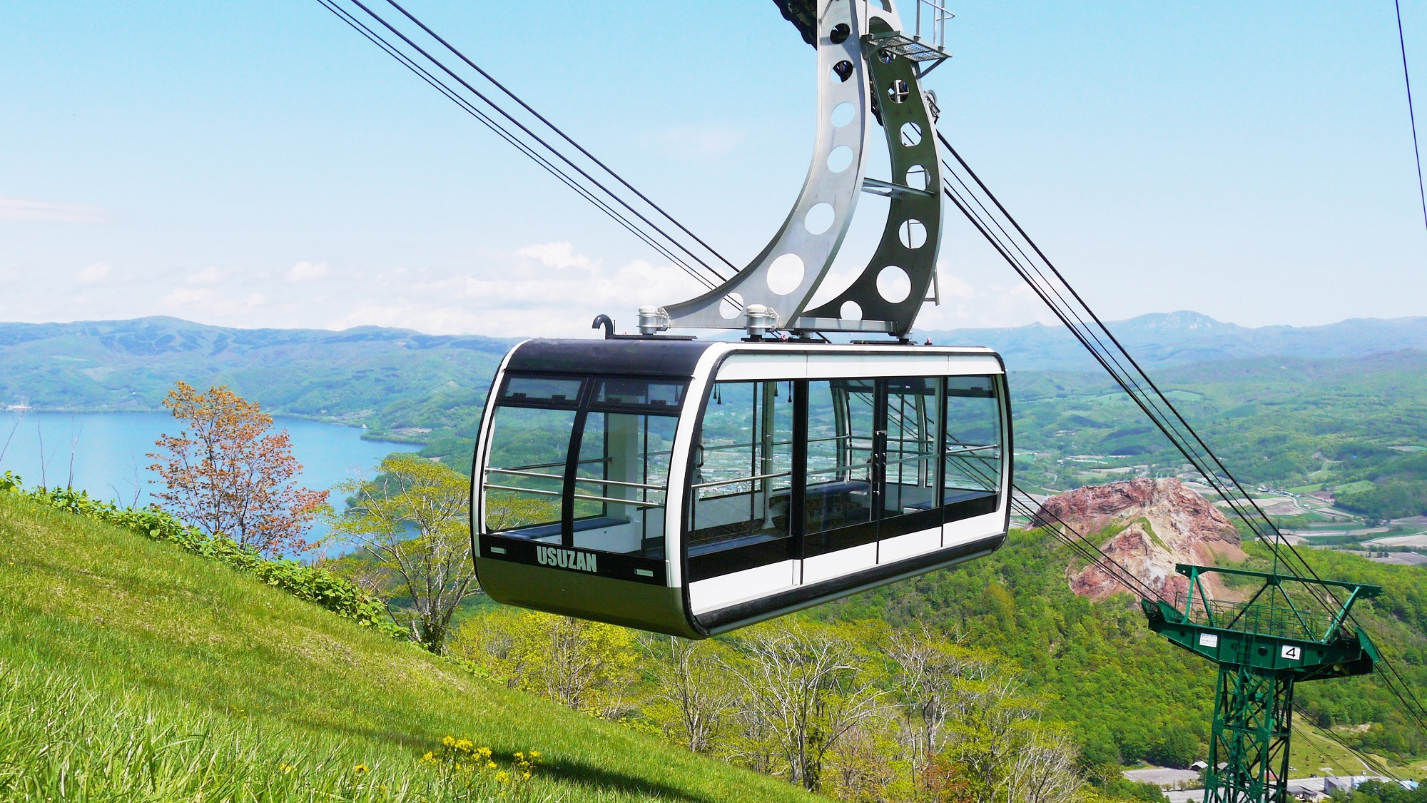 【有珠山ロープウェイ】スイス製の新型ゴンドラから洞爺の景色を一望☆