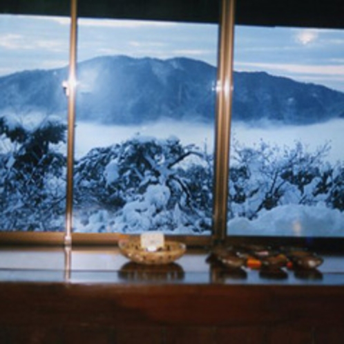 客室からの風景（冬）
