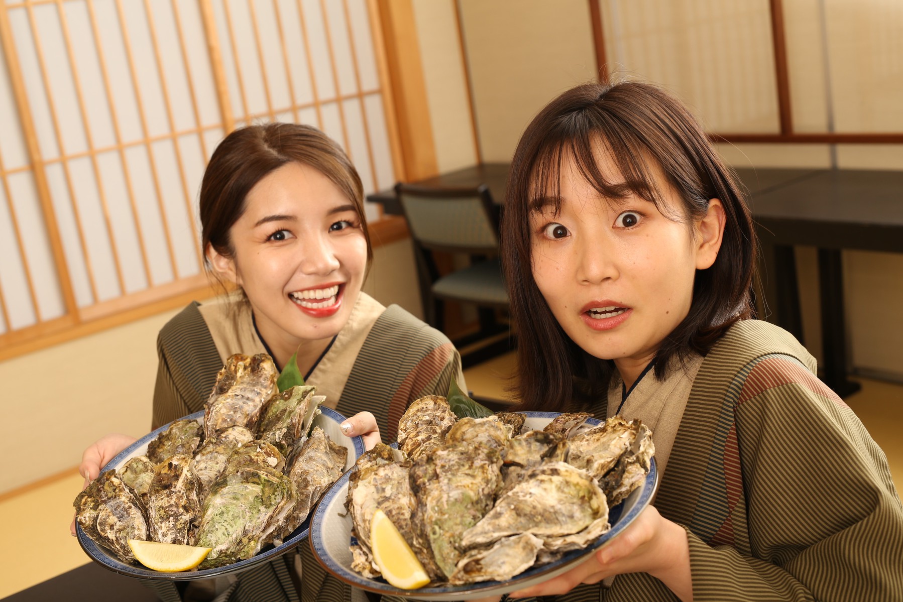 牡蠣シーズン一番人気！【☆旬彩かき会席コース！◎殻付牡蠣食べ放題60分！】