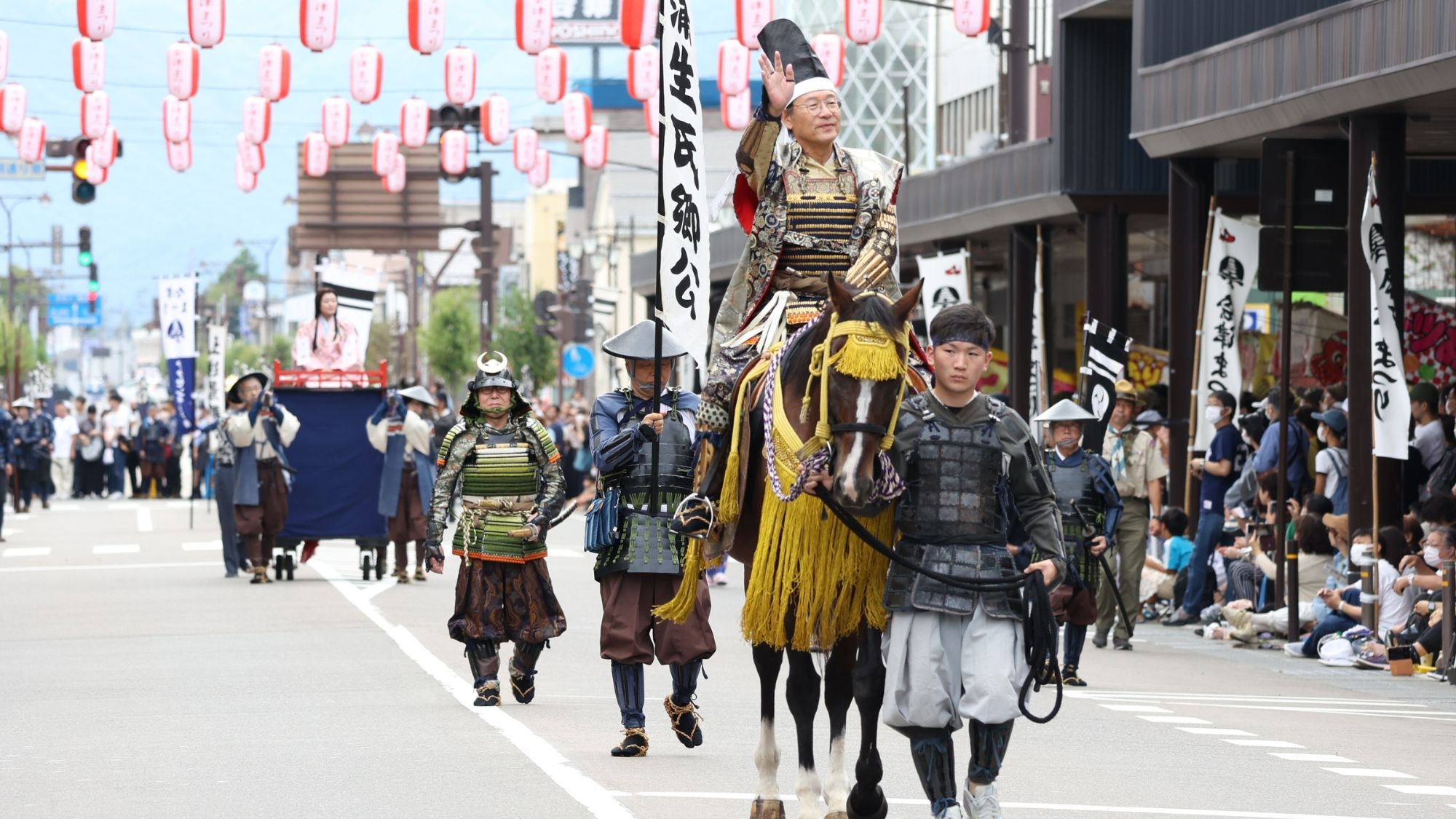 会津の歴史！会津まつり『藩公行列』に特別参加体験　武者姿で市内を歩くスペシャル宿泊プラン
