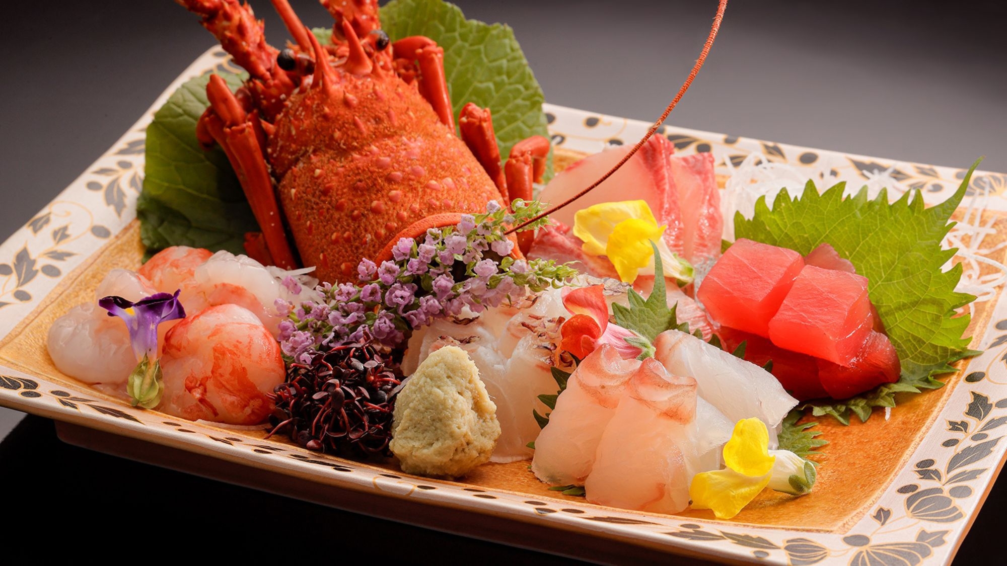 灯り彩る冬の饗宴【料理長特別会席】伊勢海老・吉次・福島牛を味わう≪個室確約≫