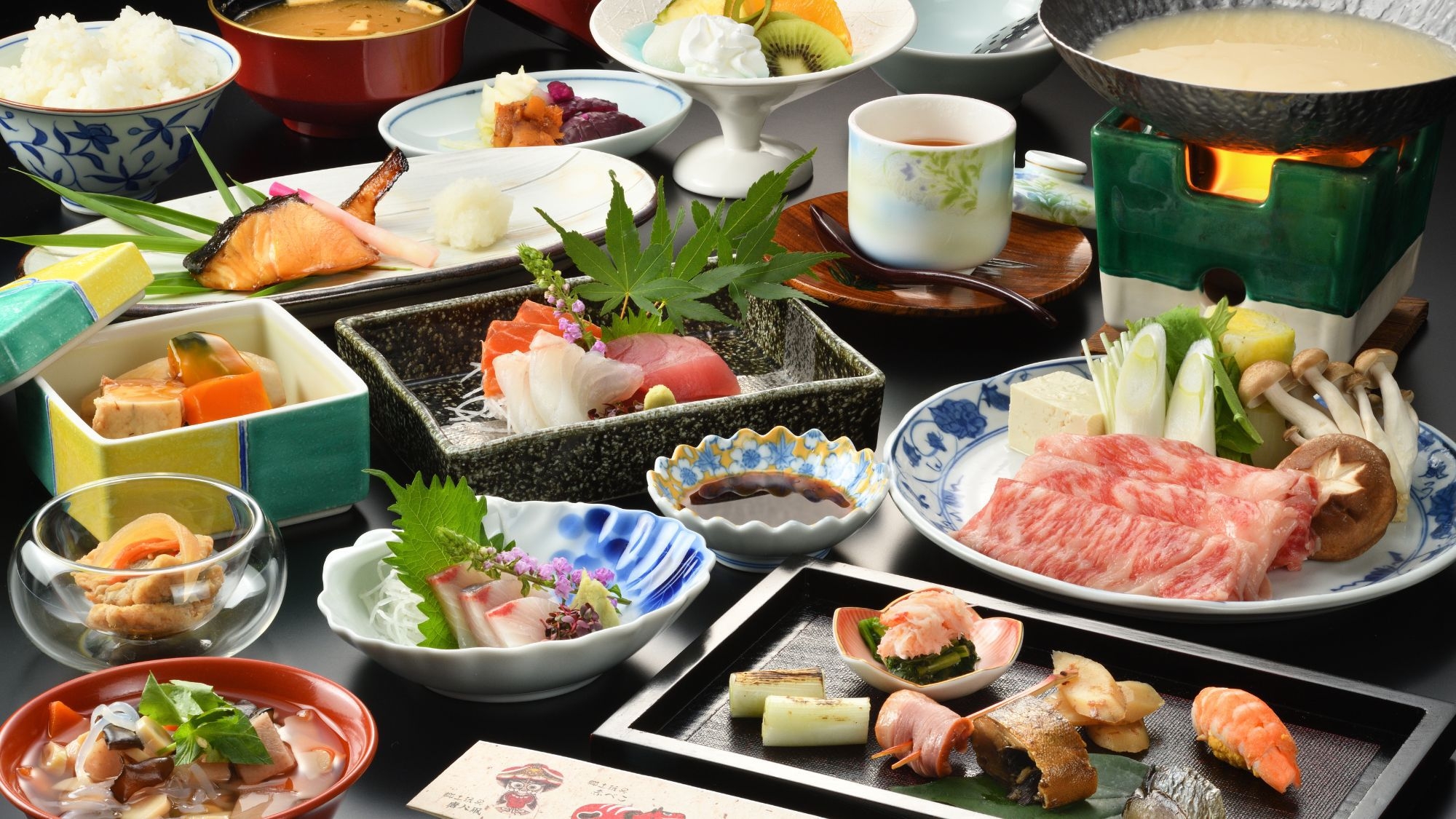 個室確約【基本会席】旬の厳選食材を愉しむ「丸峰会席」