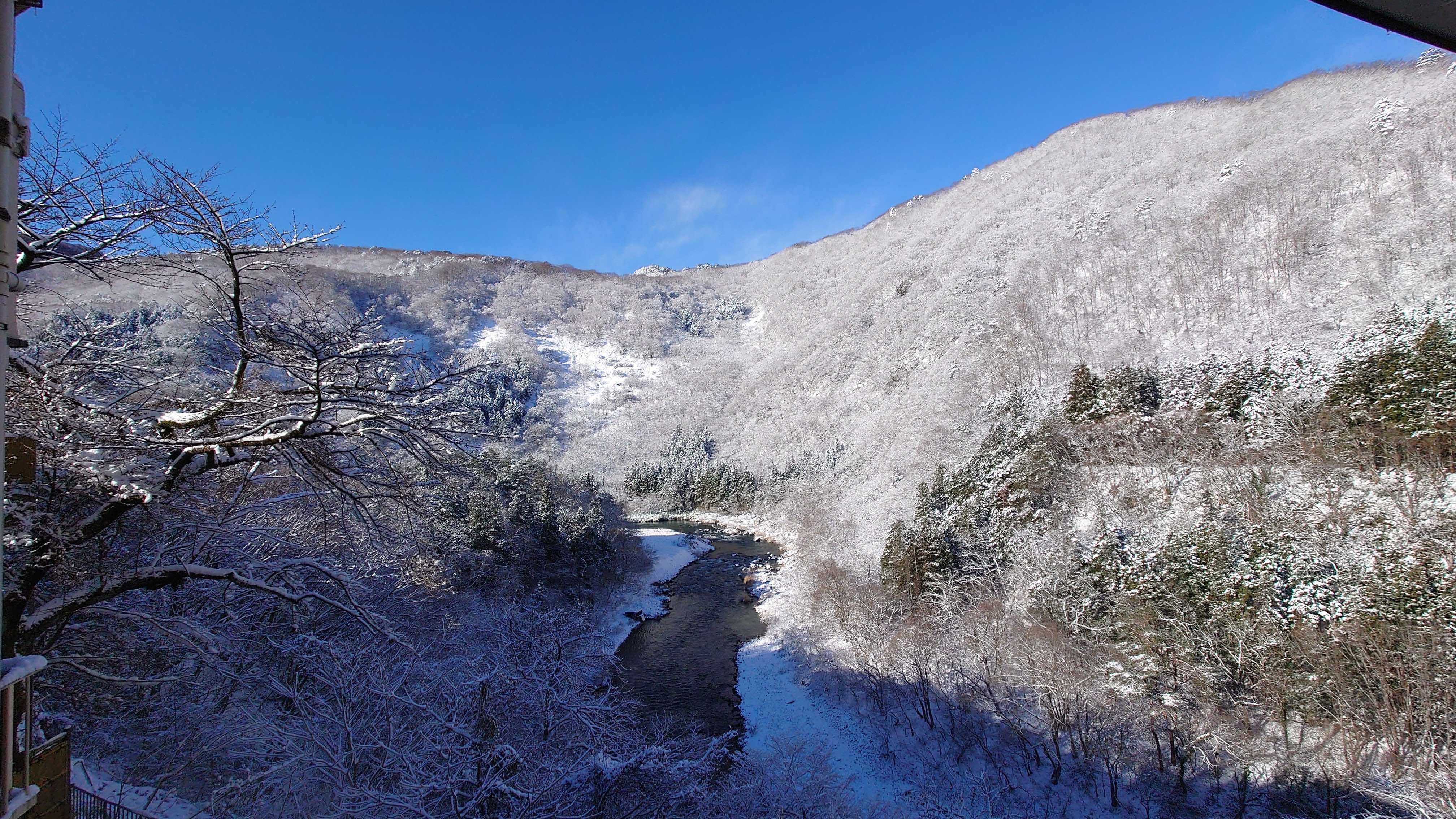 川音景観冬