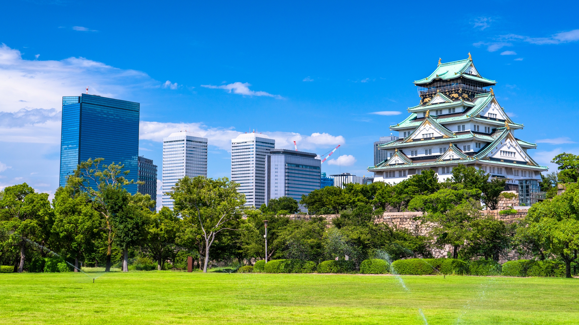 【当館から徒歩で15分】広大な敷地で歴史と自然を満喫できる「大阪城公園」