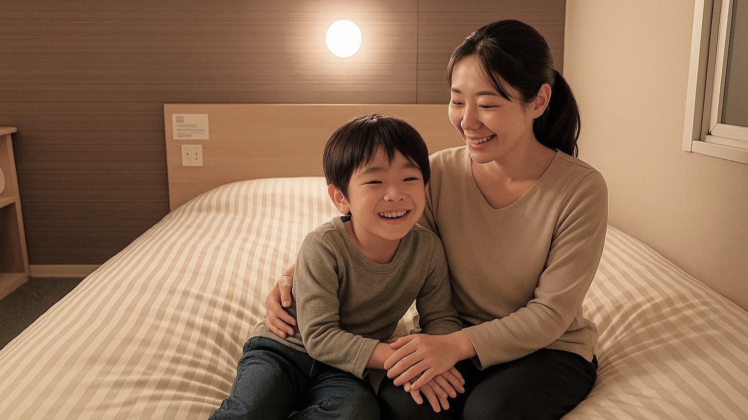 【ホテルでの一日】アメニティを選び　※ご滞在イメージ