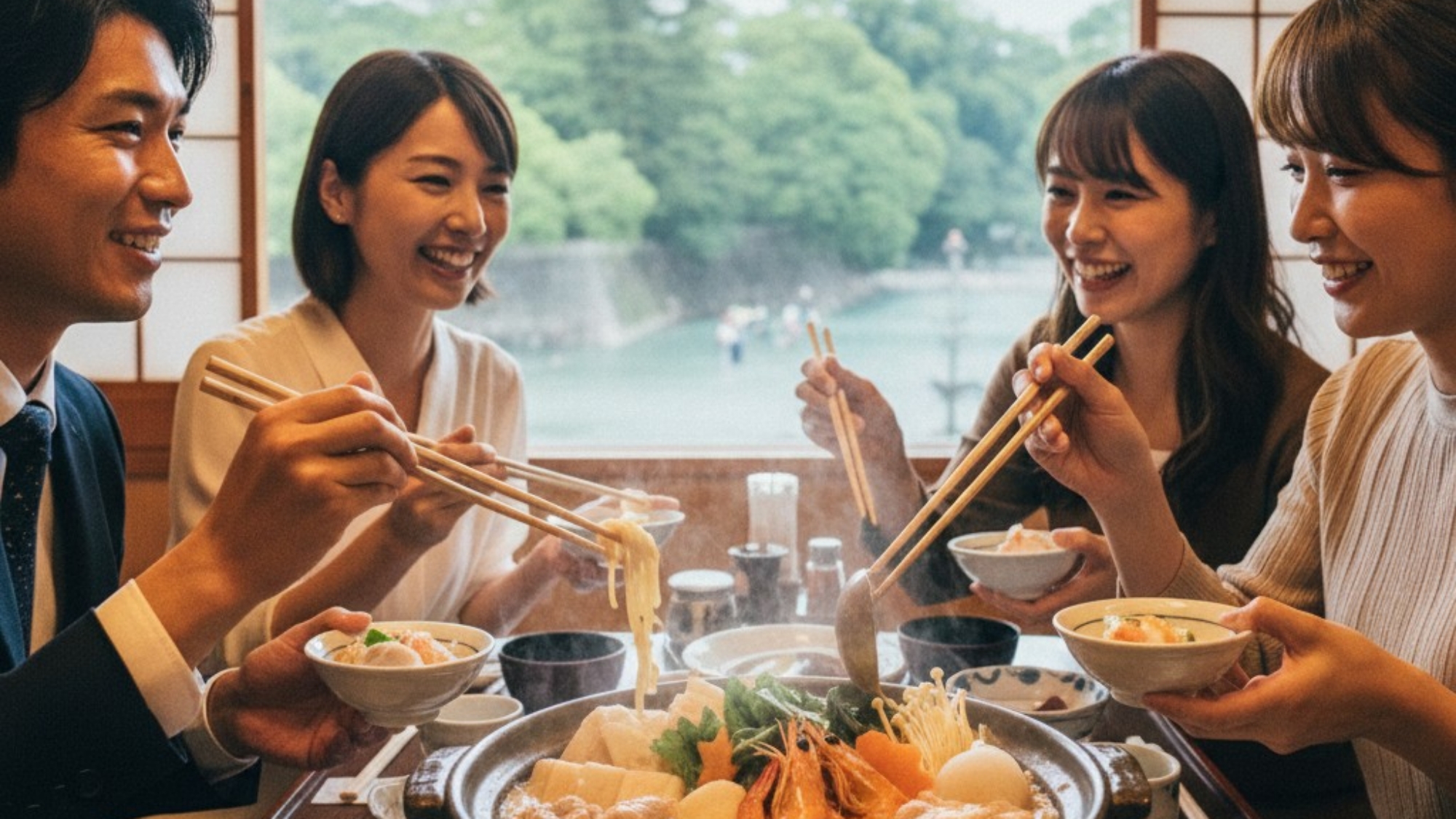 地元で愛され続ける「うどんすき」大阪にきたからには是非！※イメージ