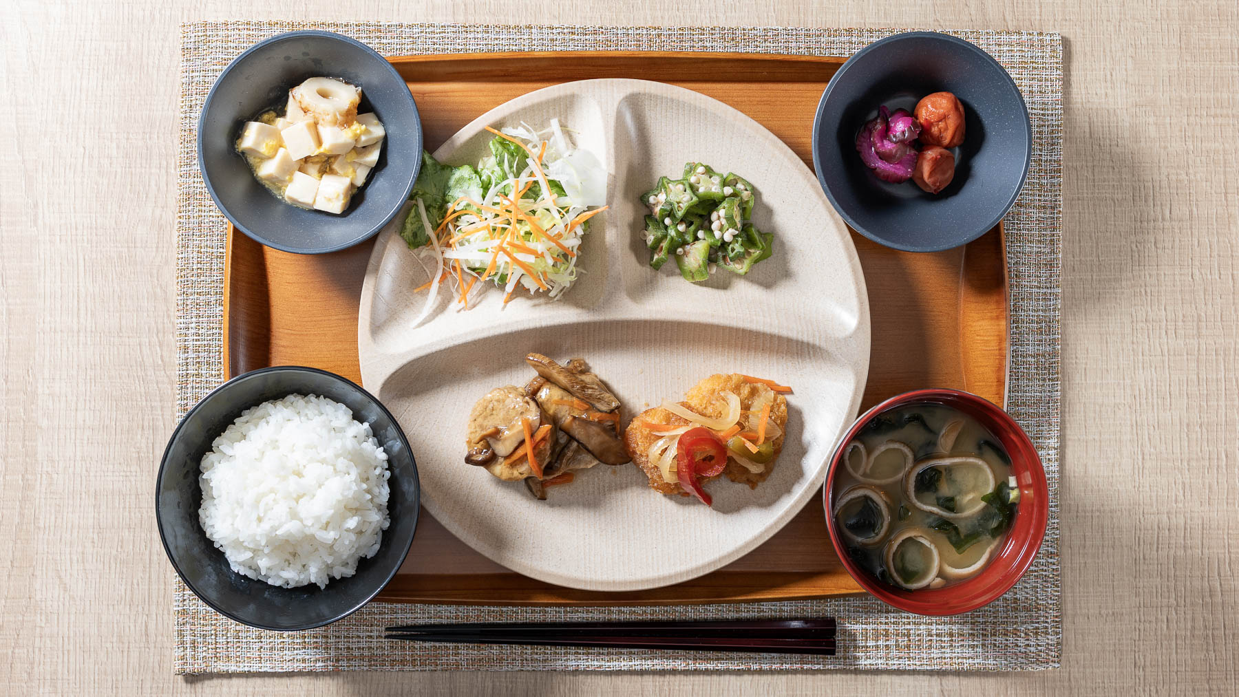 良い朝はバランスの取れた朝食から♪