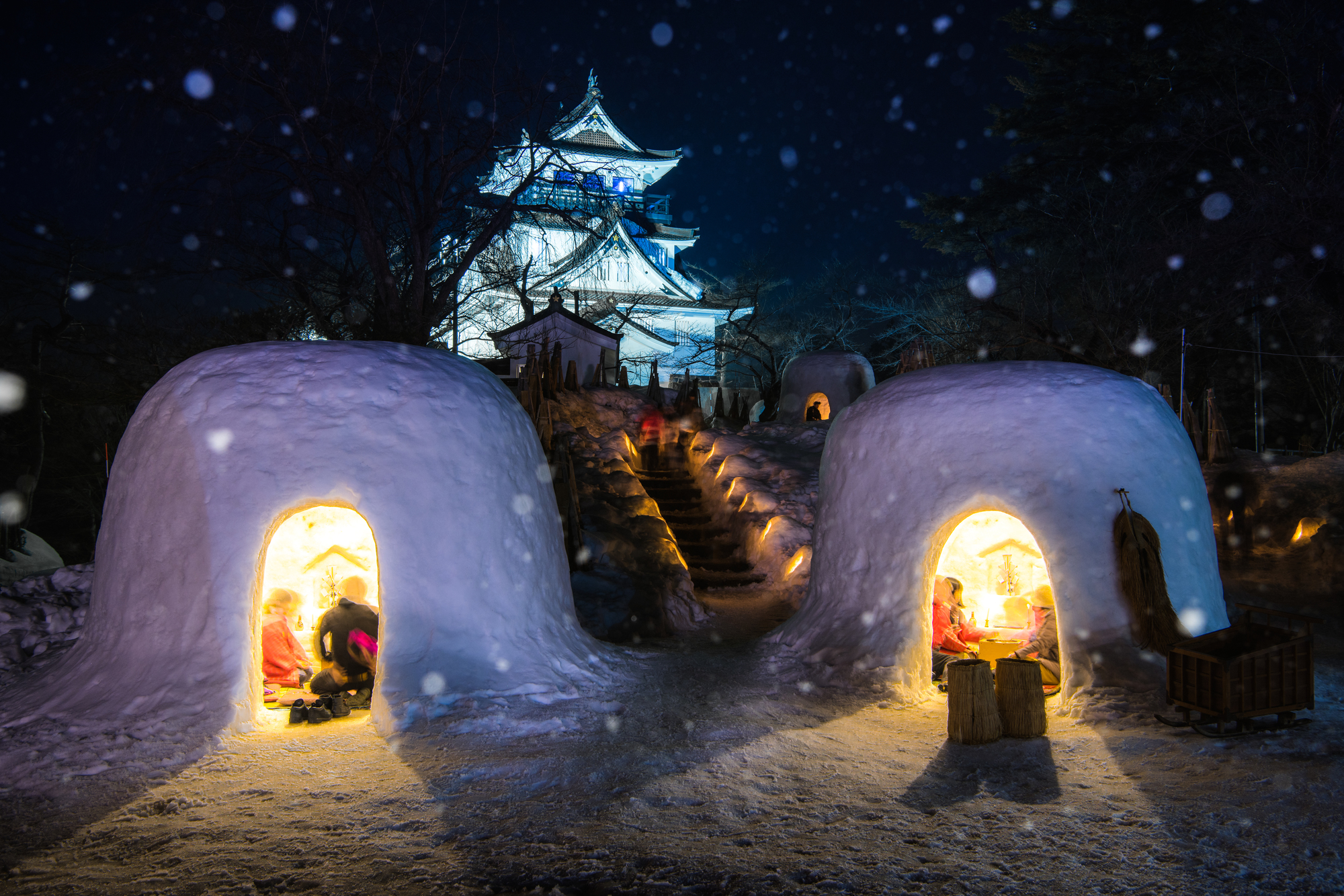 横手のかまくら祭り　横手公園