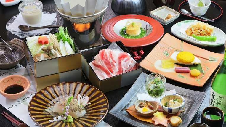 得々【お気軽会席プラン】源泉掛け流し温泉と美味しいお食事を気軽に堪能できる！