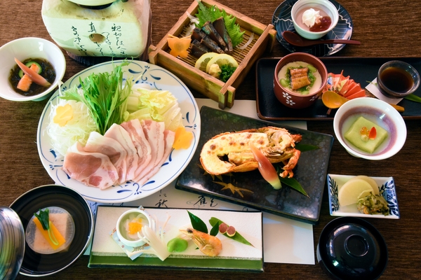 肥皇豚豆乳しゃぶしゃぶ鍋会席