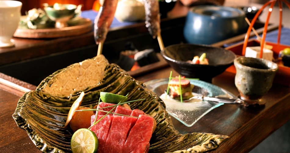 【5％OFF】【楽天スーパーSALE】＜スタンダード懐石−匠Takumi−＞飛騨牛や旬食材を逸品に