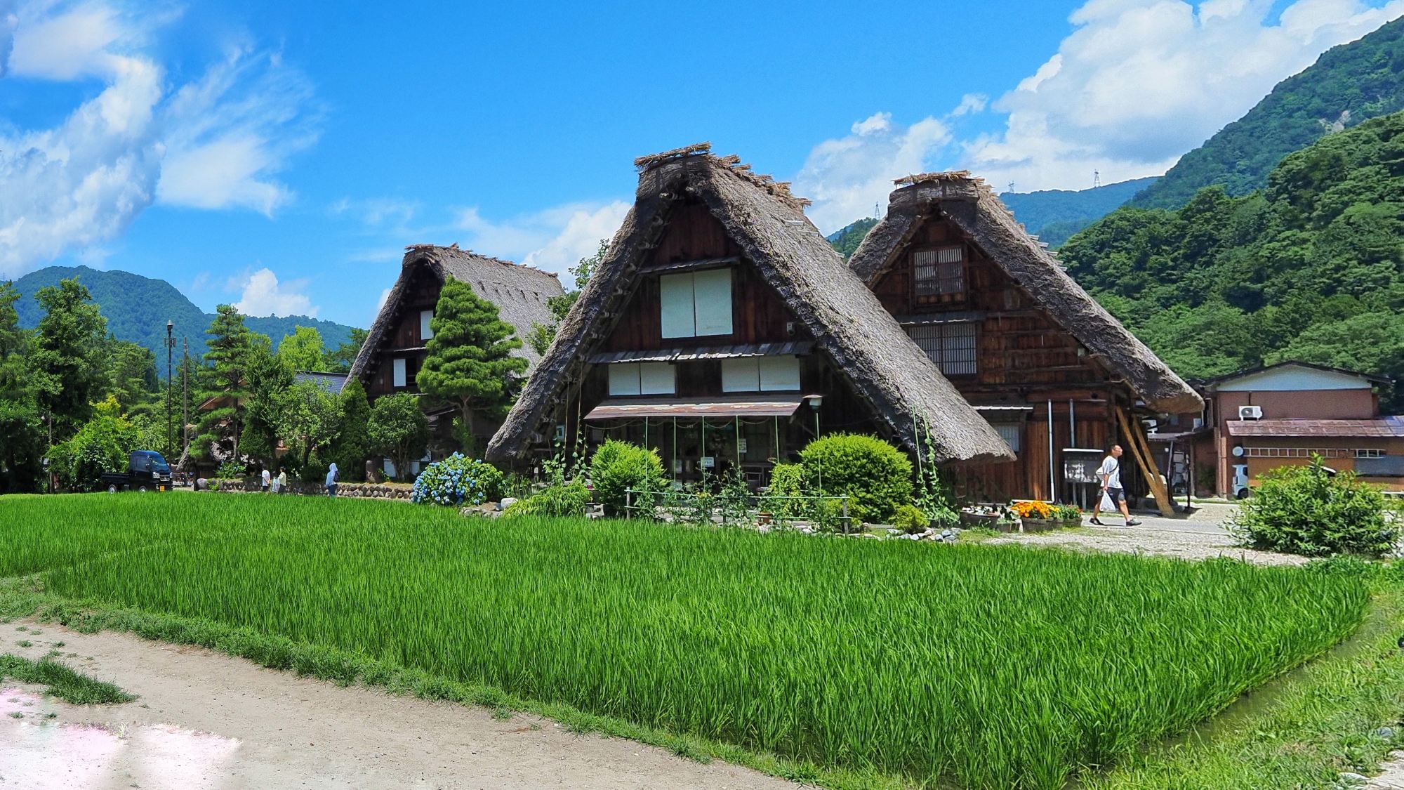 *世界遺産白川郷（当館より車で約２時間）