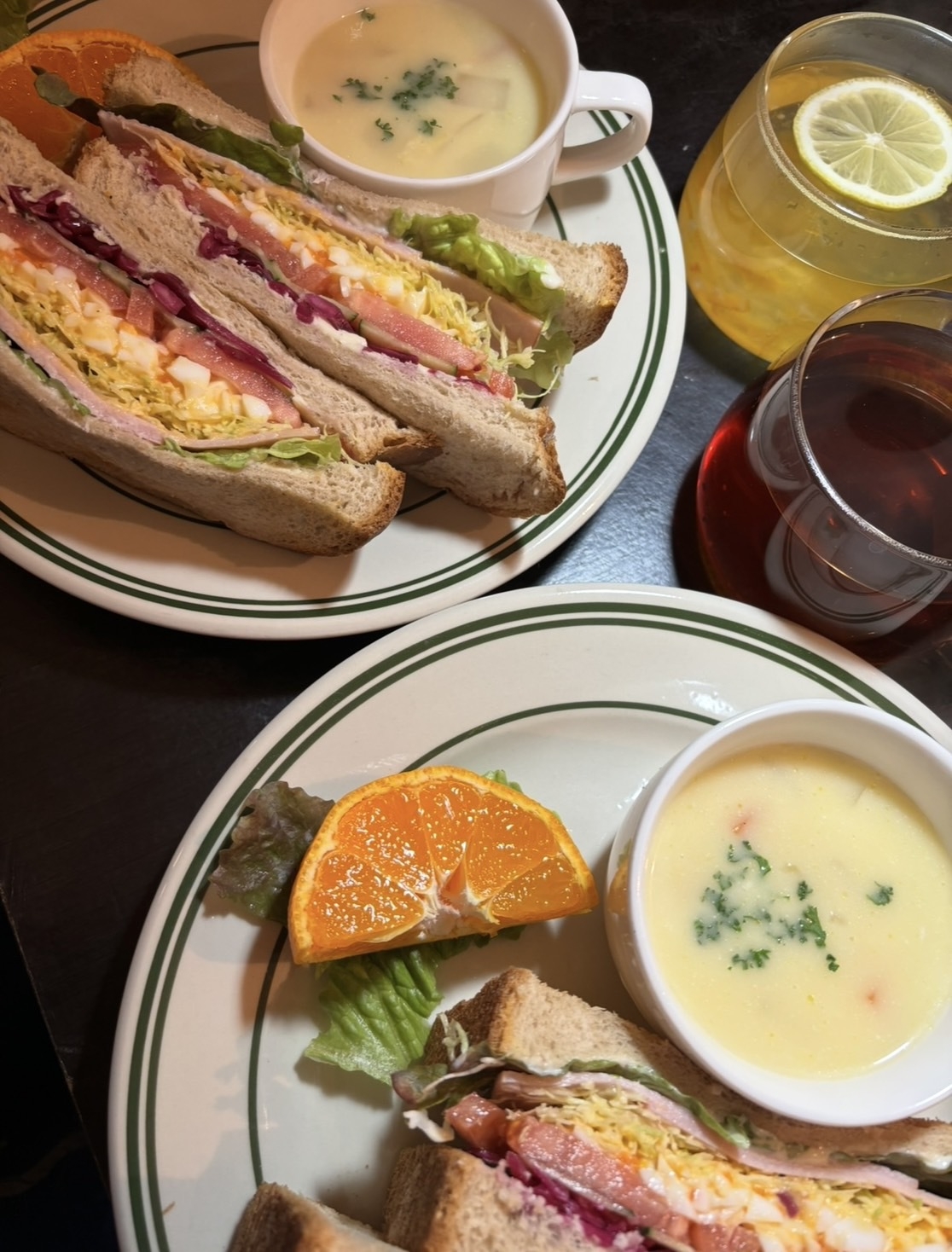 ☆朝食は地元人気カフェのアプリコットさんで『モーニングセット』☆朝食は7:30〜10:00！