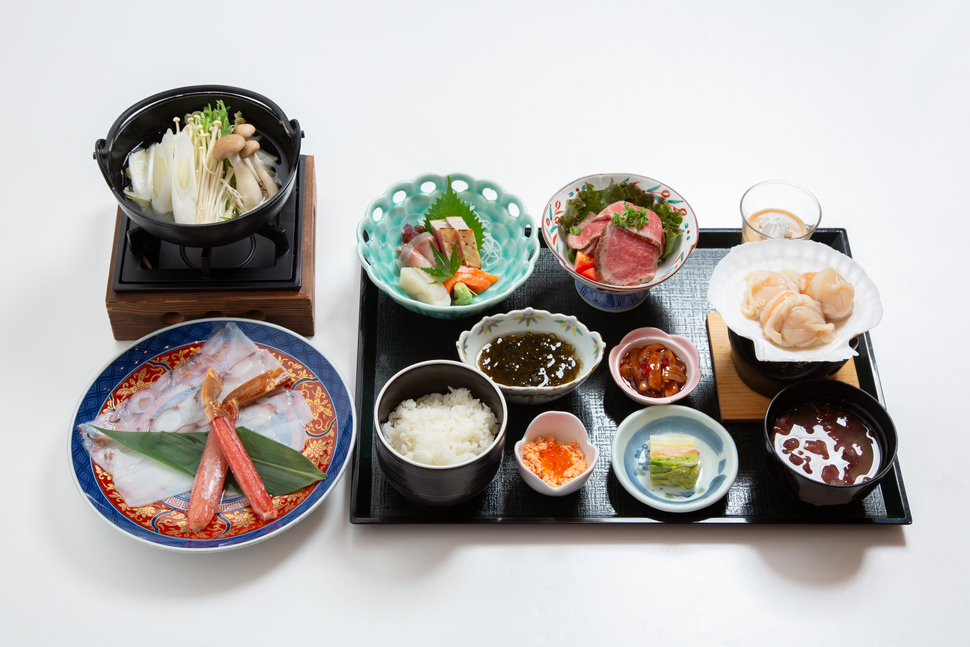【楽天月末セール】＜2食付◆宗谷御膳＞ご夕食は3つの海に面した稚内の海の幸！名物の『たこしゃぶ』♪