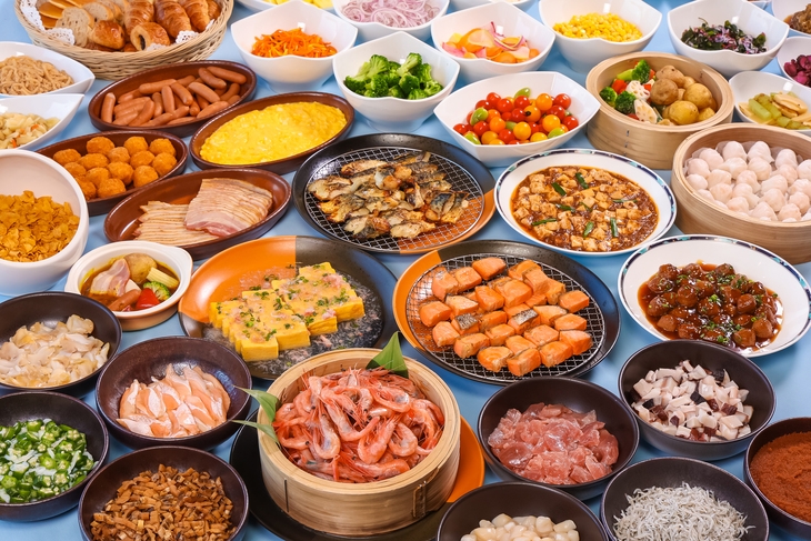 【2連泊◇朝食付き】アクティブな一日は充実した朝食から！和洋バイキングで活力チャージ♪