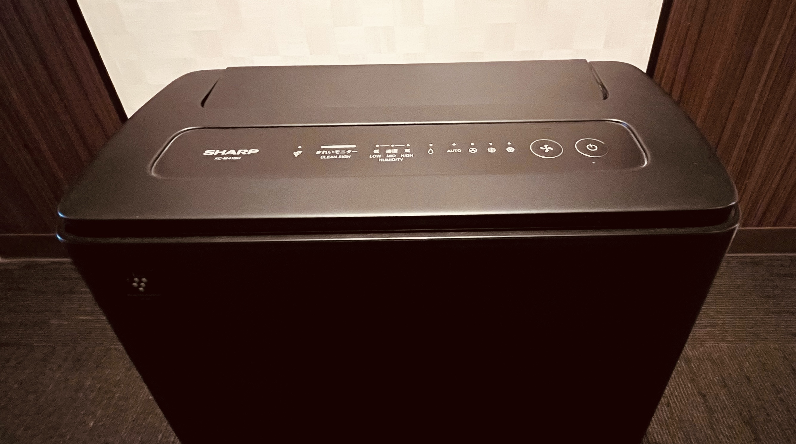 加湿機能付き空気清浄機＊全室完備